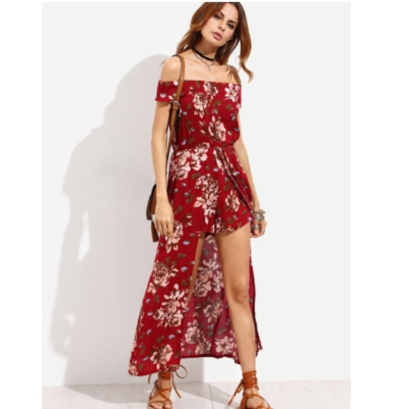 Fancyhipster Pants - New Boho Off The Shoulder Longline Romper